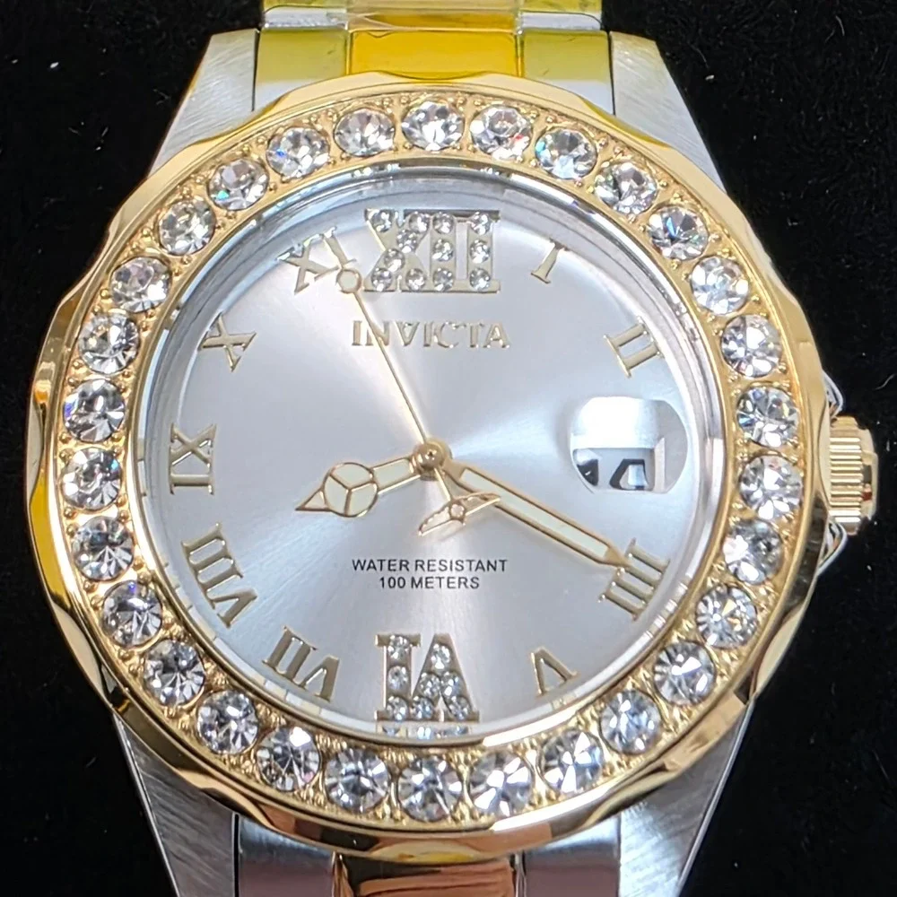 New Invicta Pro Diver Velamark Women's Watch - 38mm, Steel, Gold (20215)